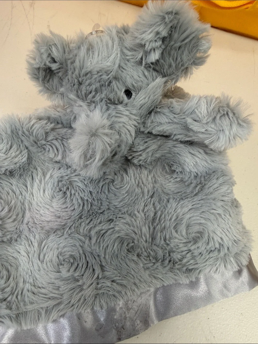 Gray Elephant Plush Lovey for Kids - Soft Security Blanket by Cloud Island new